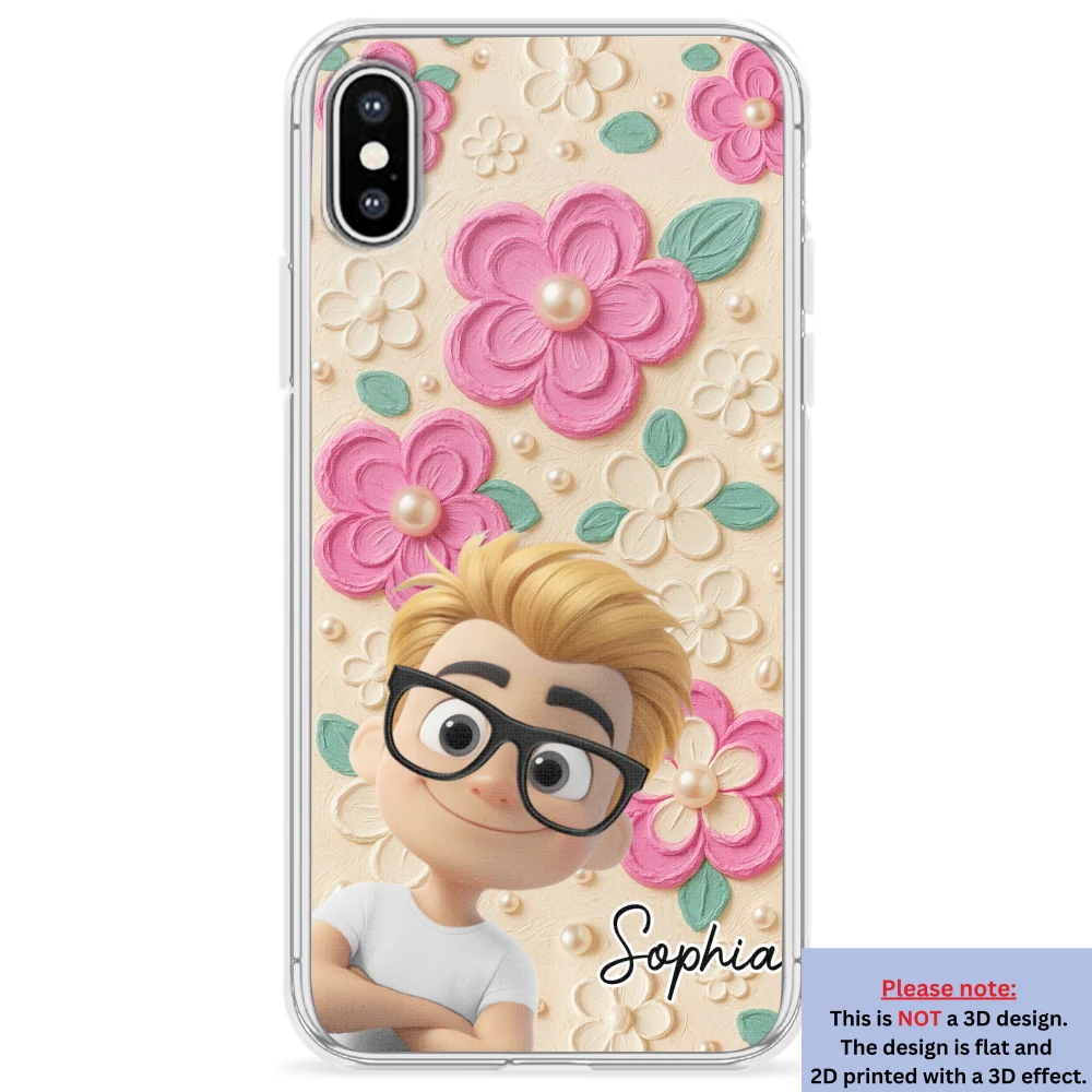 Proud Of Being Grandma - Personalized Custom 3D Effect Phone Case - Image 25