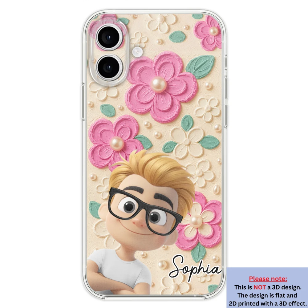 Proud Of Being Grandma - Personalized Custom 3D Effect Phone Case - Image 26