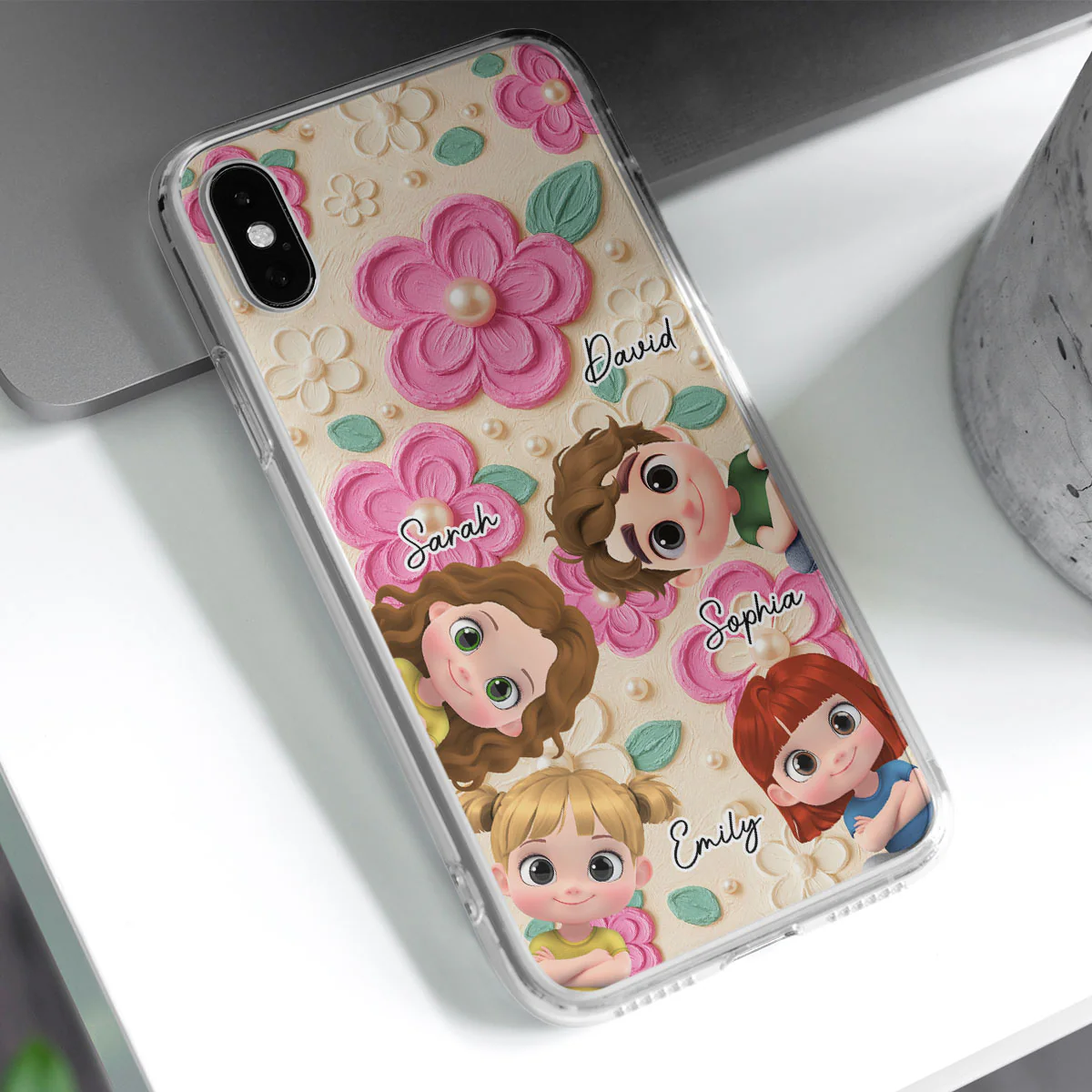 Proud Of Being Grandma - Personalized Custom 3D Effect Phone Case - Image 3