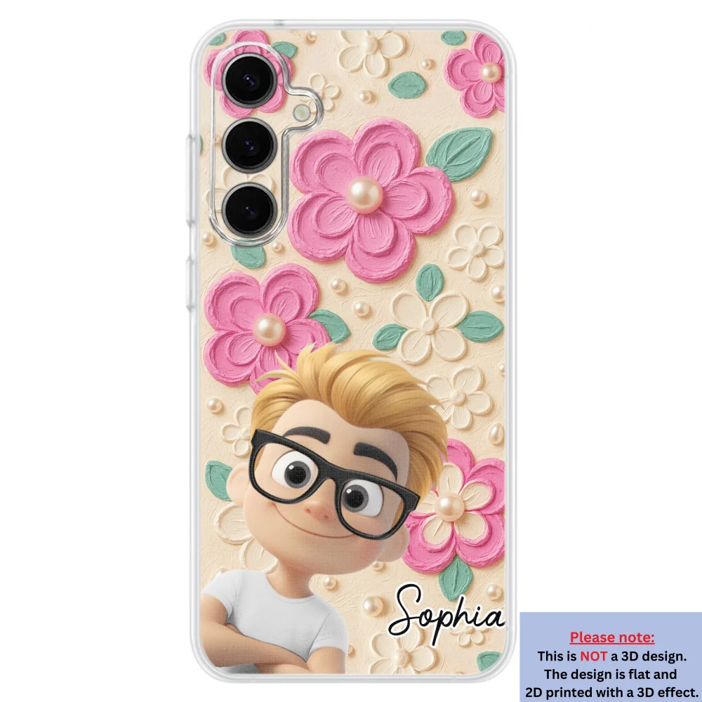 Proud Of Being Grandma - Personalized Custom 3D Effect Phone Case - Image 30
