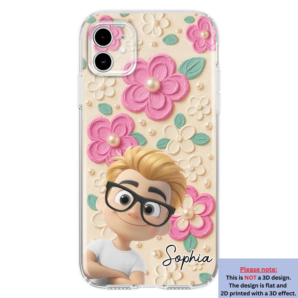 Proud Of Being Grandma - Personalized Custom 3D Effect Phone Case - Image 8