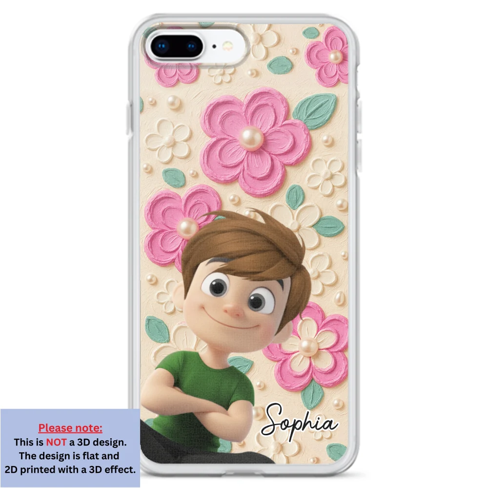 Proud Of Being Grandma Ver 2 - Personalized Custom 3D Effect Phone Case - Image 6