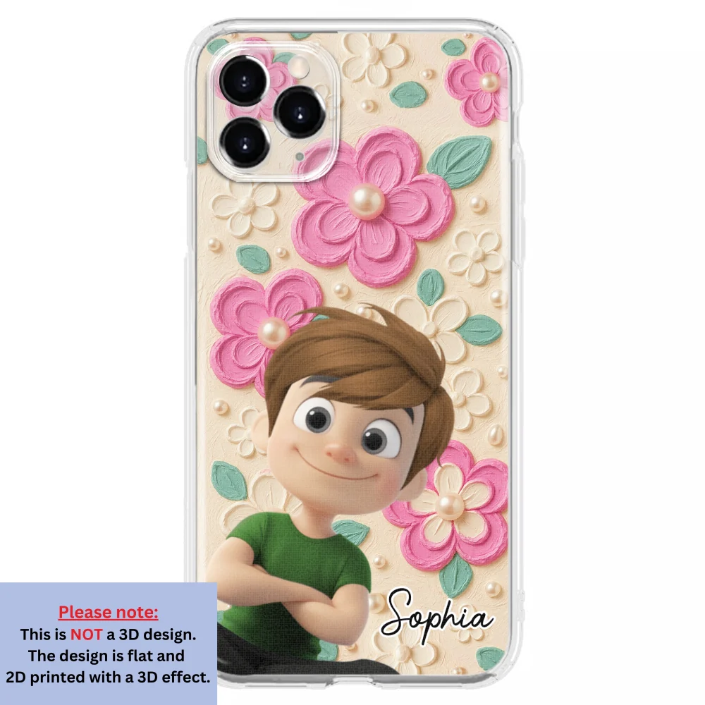 Proud Of Being Grandma Ver 2 - Personalized Custom 3D Effect Phone Case - Image 9