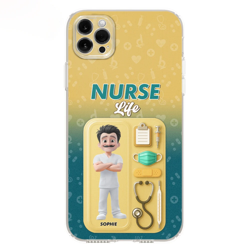 Proud Of Nurse Life - Personalized Custom Phone Case - Image 11