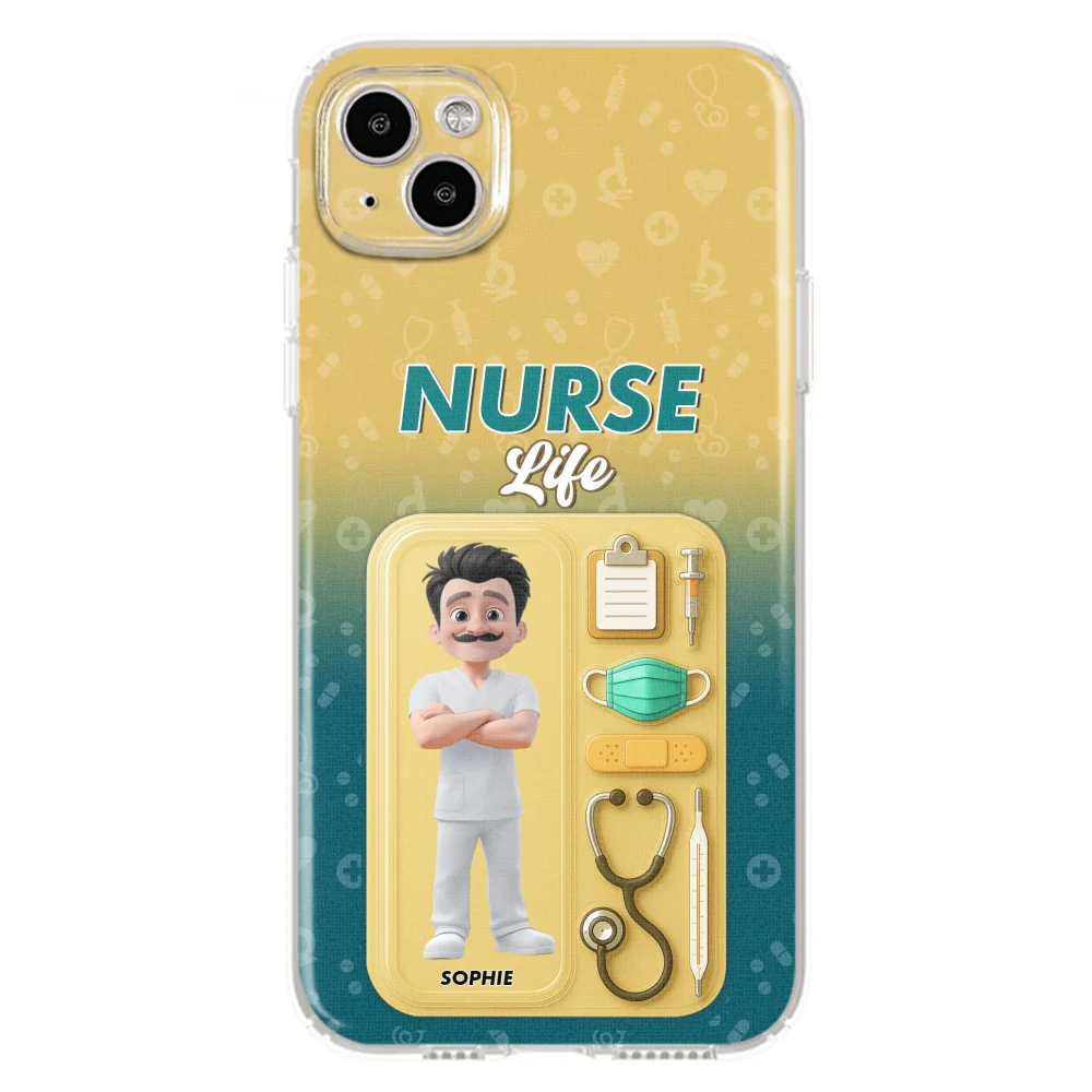 Proud Of Nurse Life - Personalized Custom Phone Case - Image 13