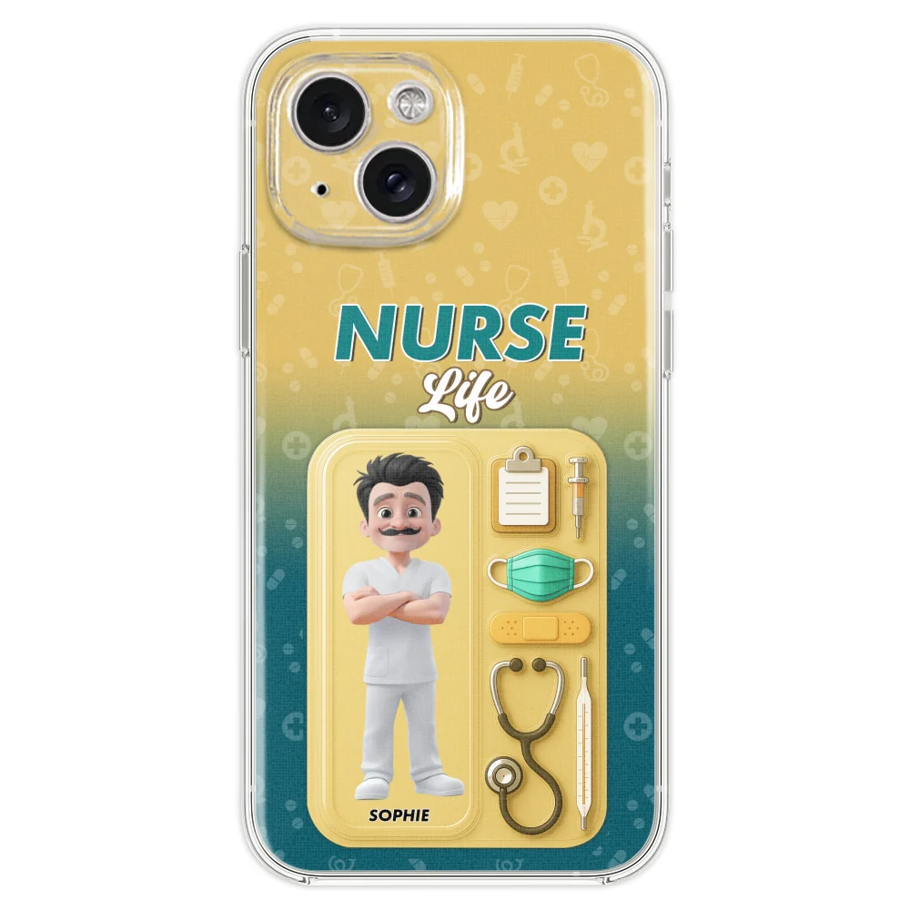 Proud Of Nurse Life - Personalized Custom Phone Case - Image 20