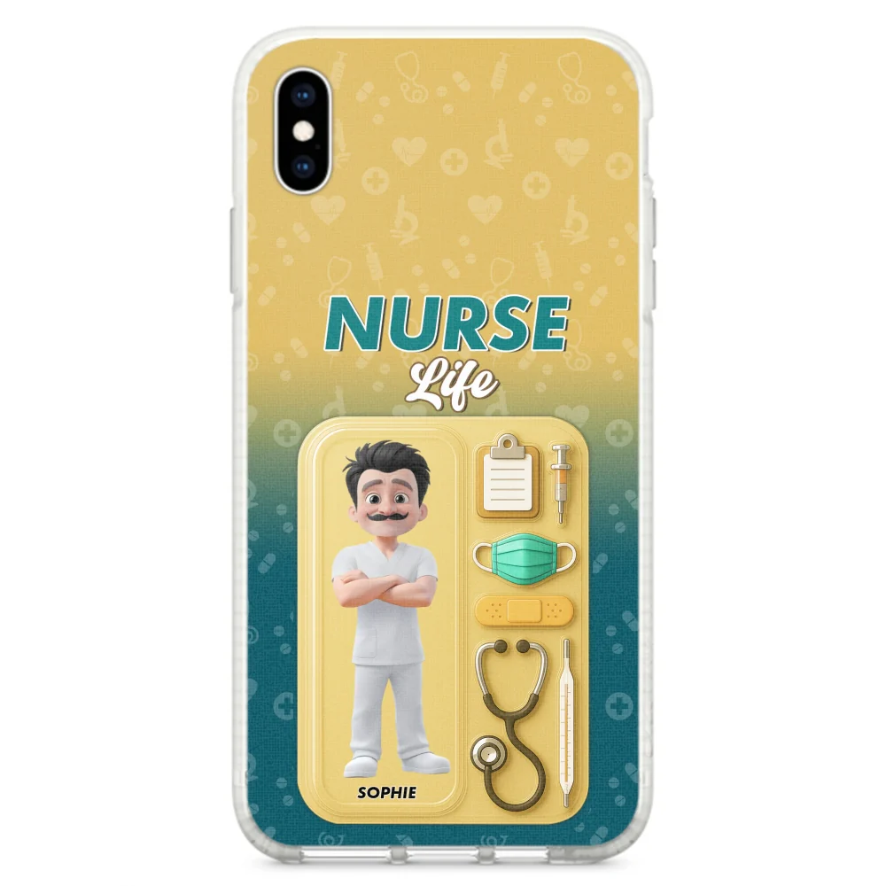 Proud Of Nurse Life - Personalized Custom Phone Case - Image 23