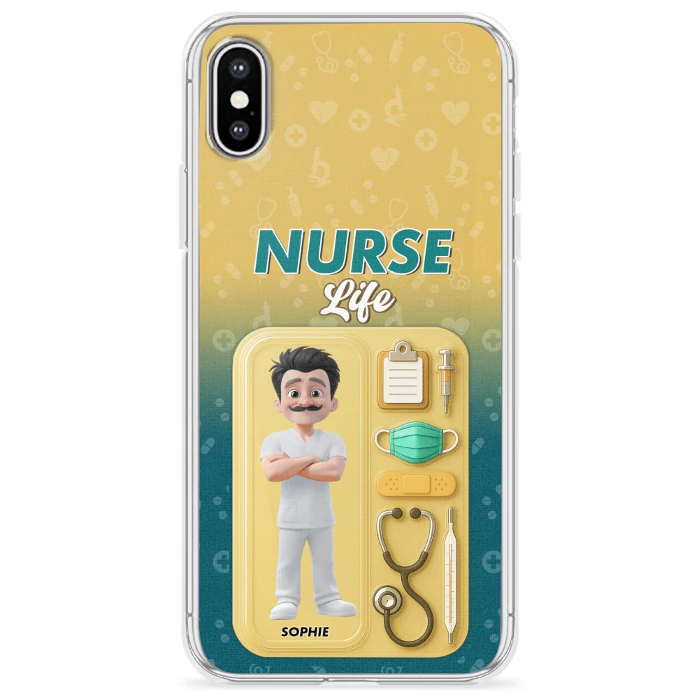 Proud Of Nurse Life - Personalized Custom Phone Case - Image 24