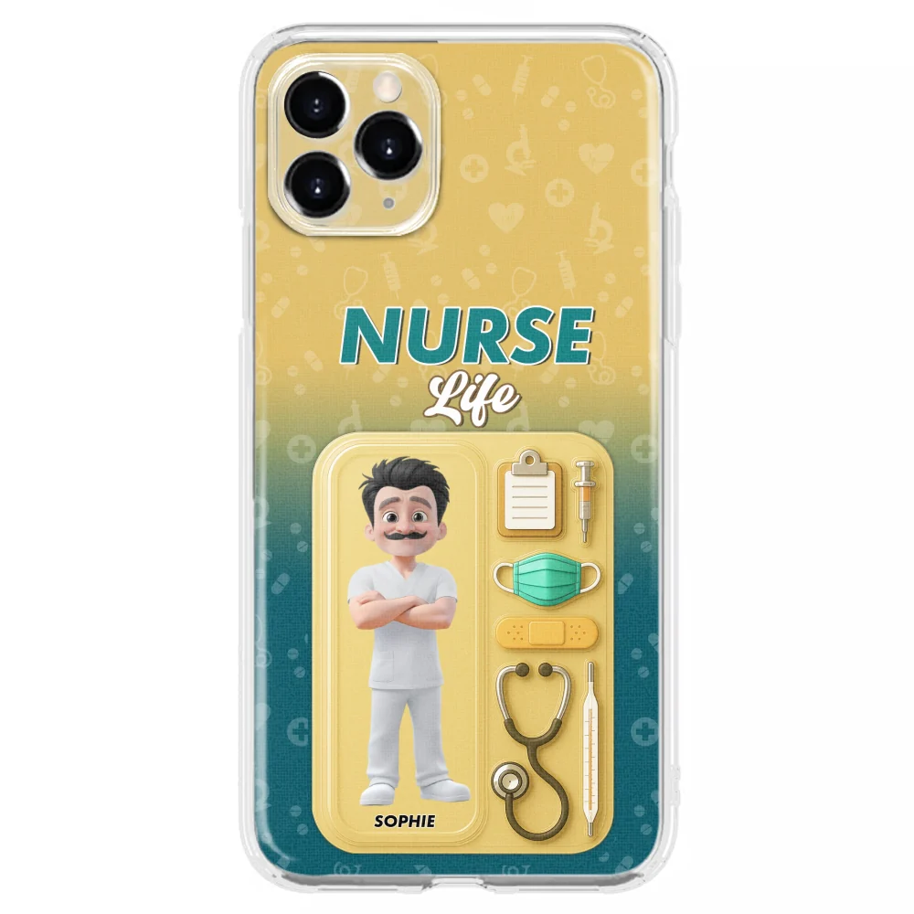 Proud Of Nurse Life - Personalized Custom Phone Case - Image 9