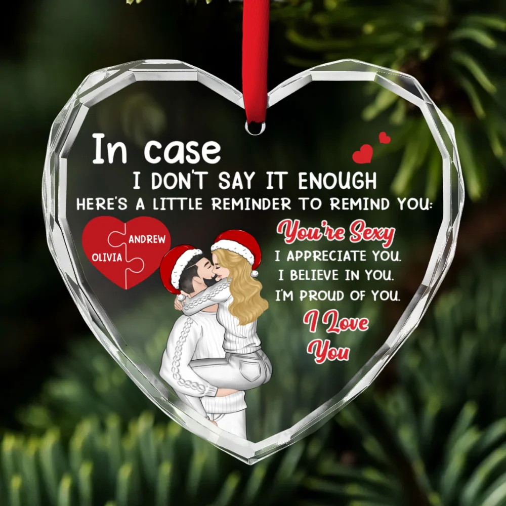 Proud Of You Love - Personalized Custom Glass Ornament - Image 7