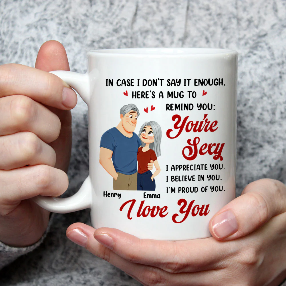 Proud Of You - Personalized Custom Coffee Mug - Image 3