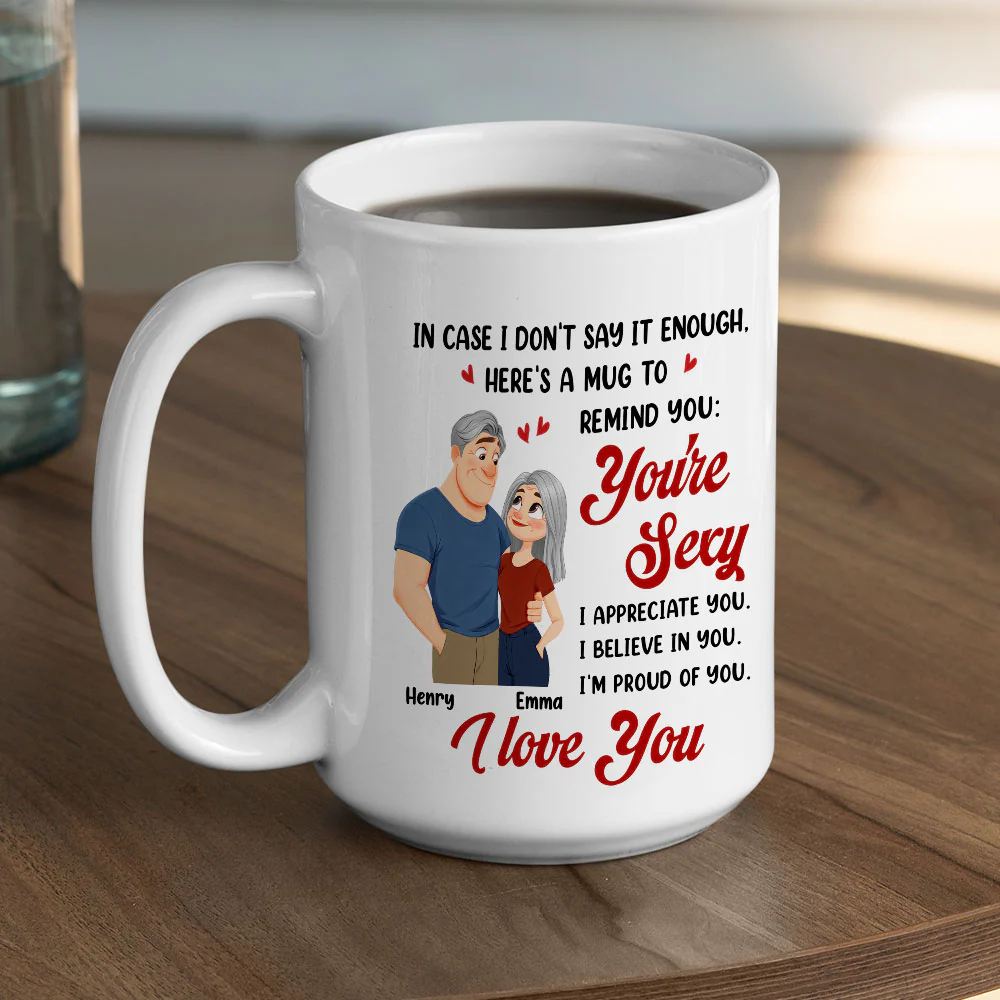 Proud Of You - Personalized Custom Coffee Mug - Image 4