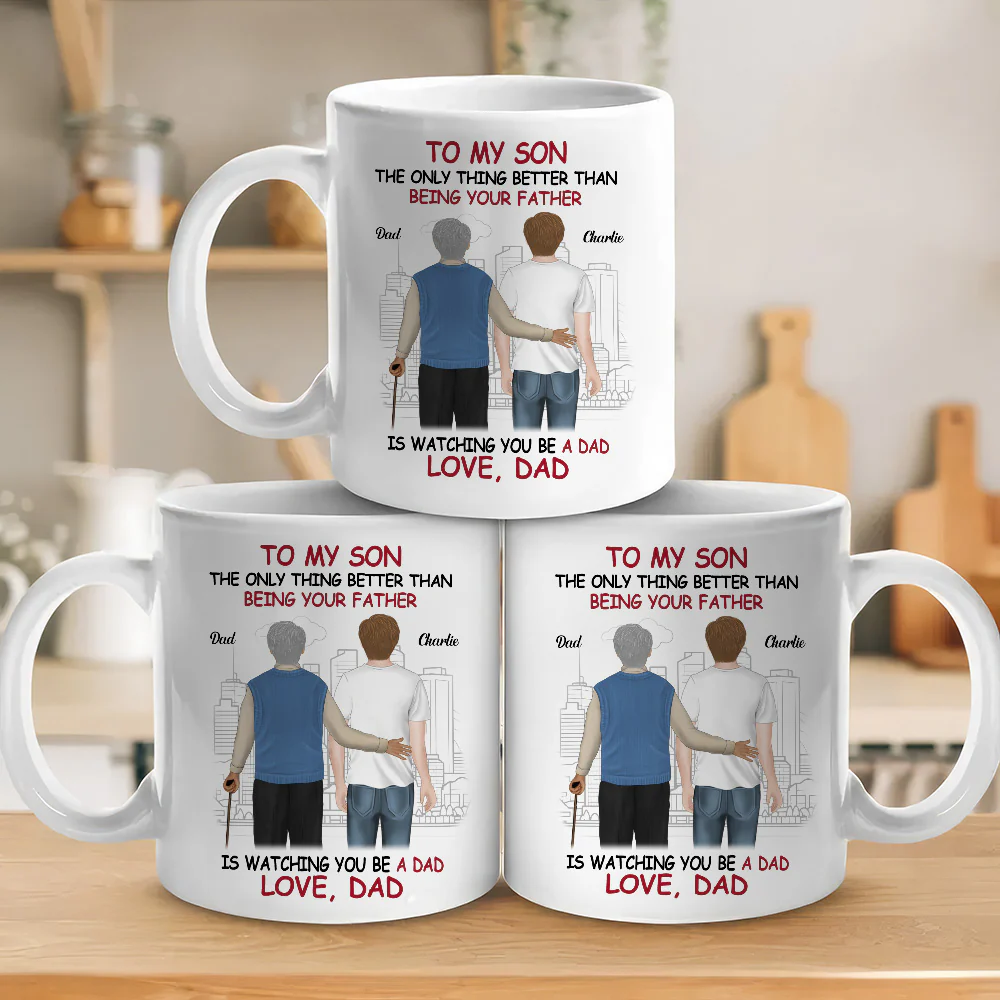 Proud Of You - Personalized Custom Coffee Mug - Image 3
