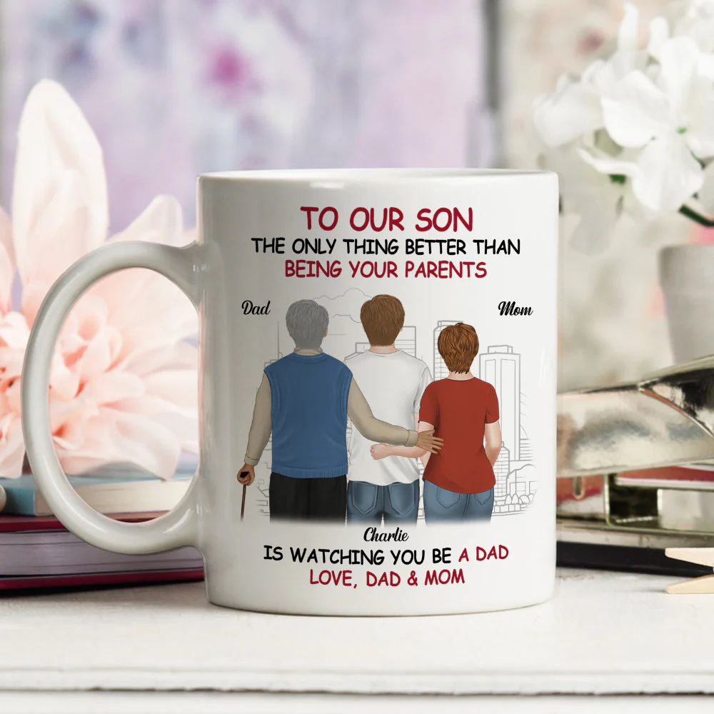 Proud Of You - Personalized Custom Coffee Mug - Image 4