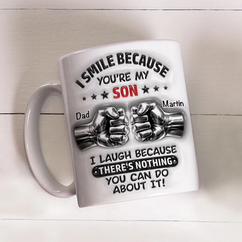 Proud Of You Son - Personalized Custom 3D Effect Mug - Image 3