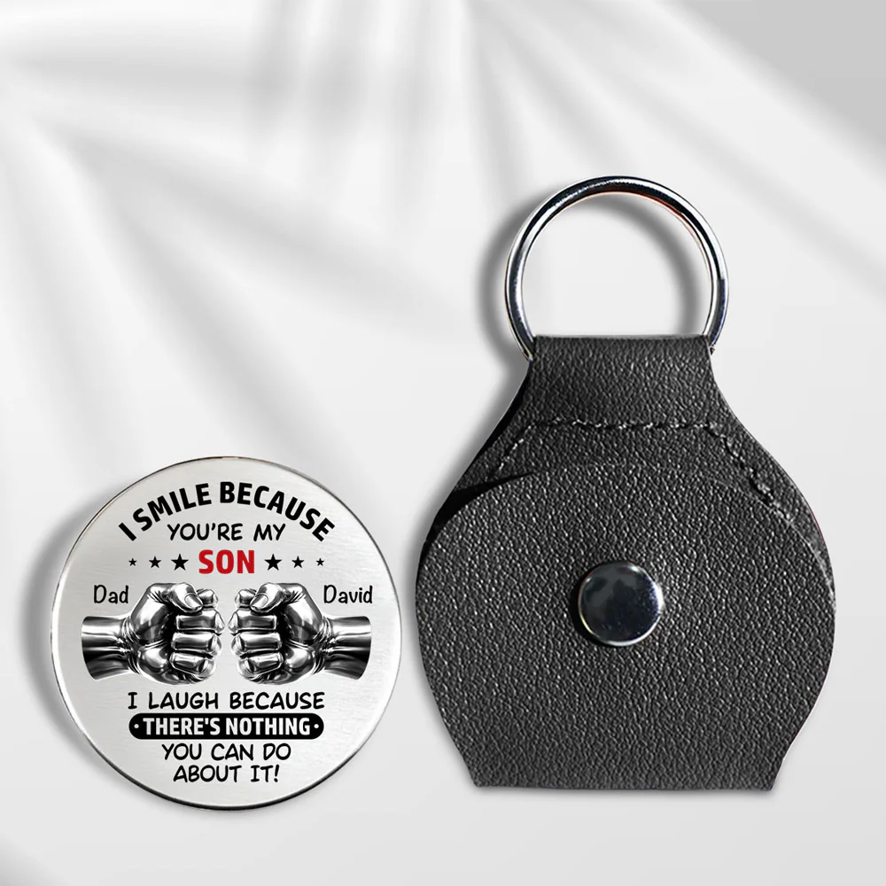 Proud Of You Son - Personalized Custom Pocket Hug - Image 3