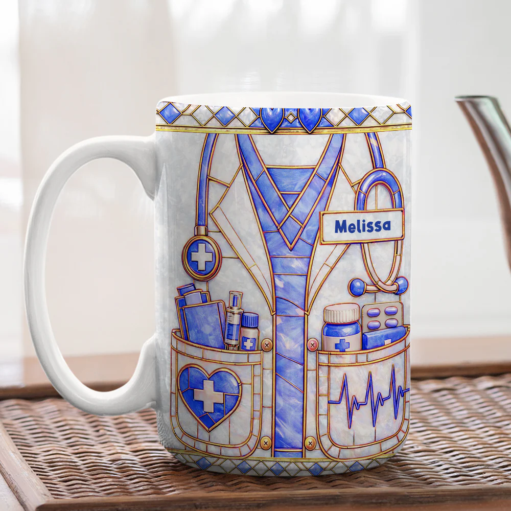 Proud To Be A Nurse - Personalized Custom 3D Inflated Effect Mug - Image 7