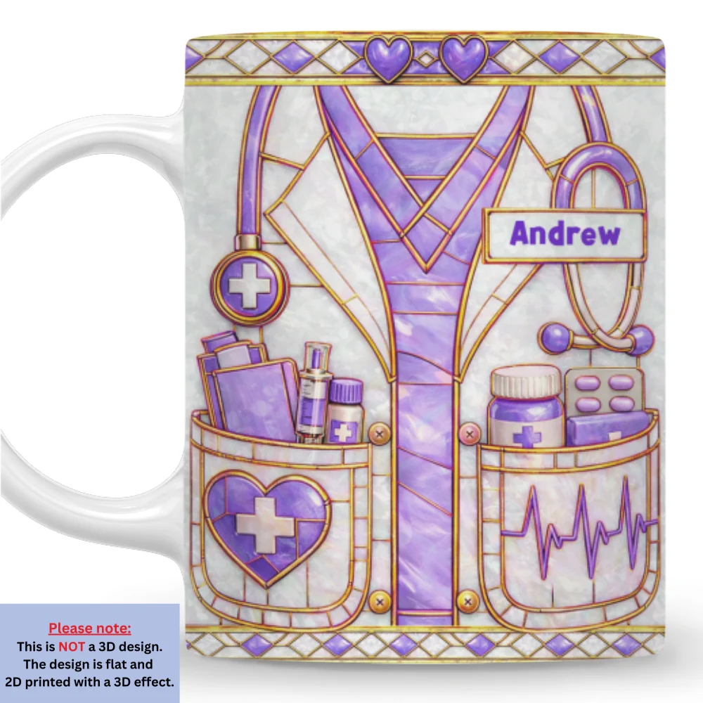 Proud To Be A Nurse - Personalized Custom 3D Inflated Effect Mug - Image 9