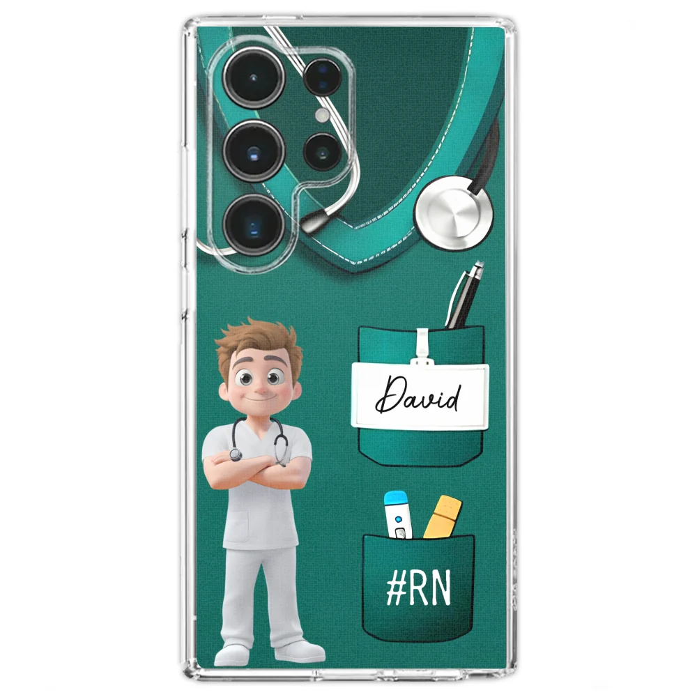 Proud To Be A Nurse - Personalized Custom Phone Case - Image 29