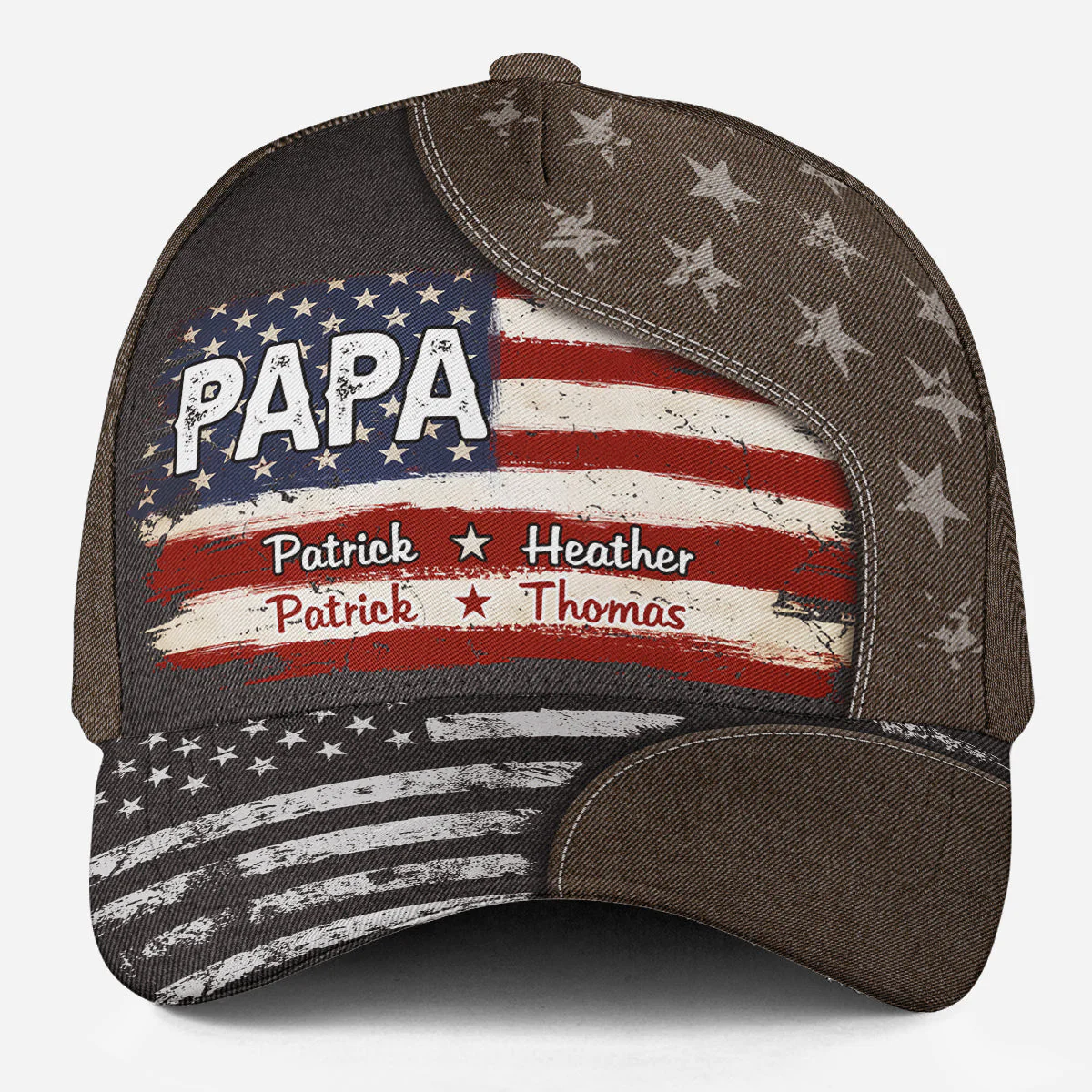 Proud To Be American - Personalized Classic Cap - Image 3
