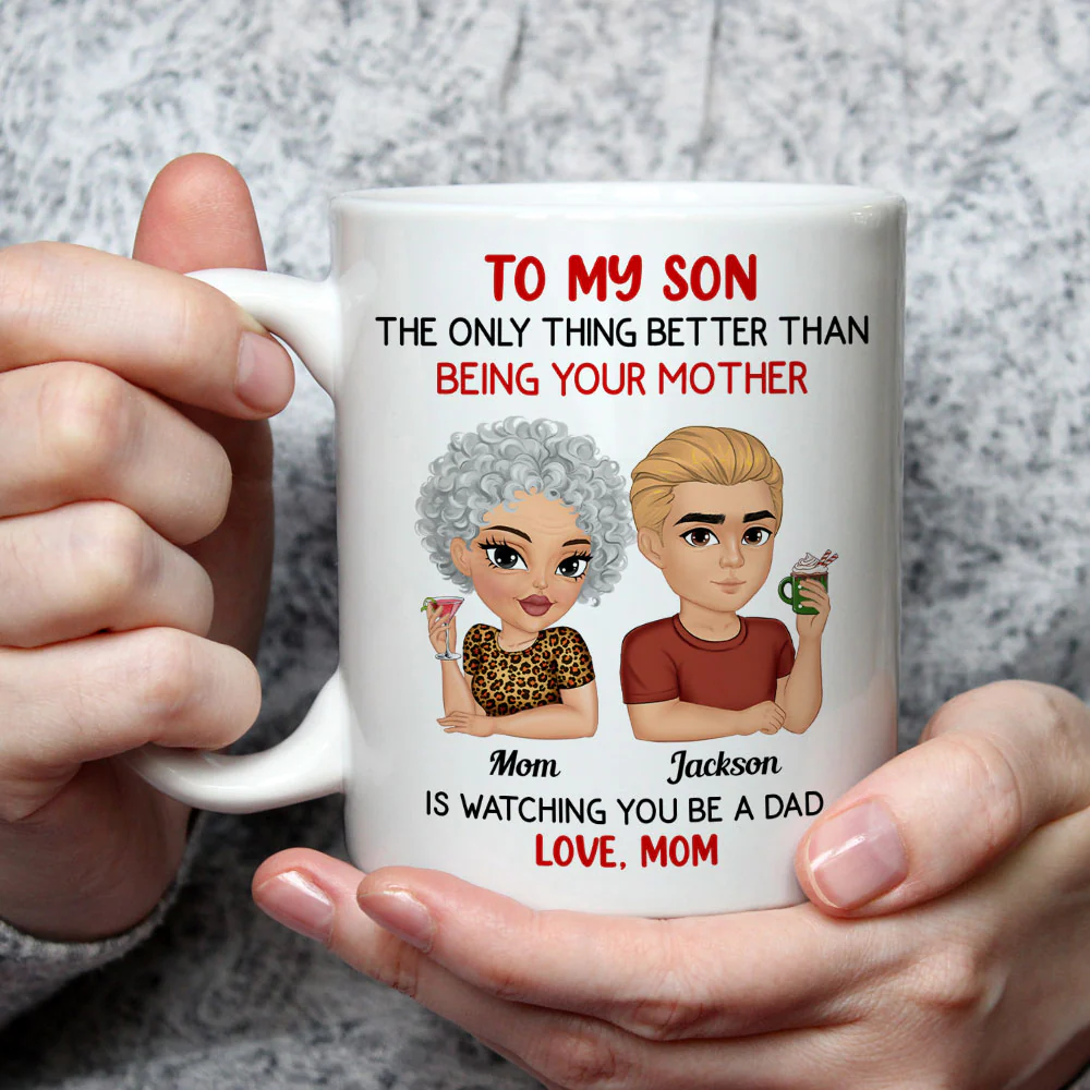 Proud To be Your Father - Personalized Custom Coffee Mug - Image 3