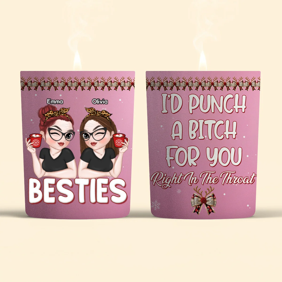 Punch Bitch 2024 - Personalized Custom Candle - Image 8