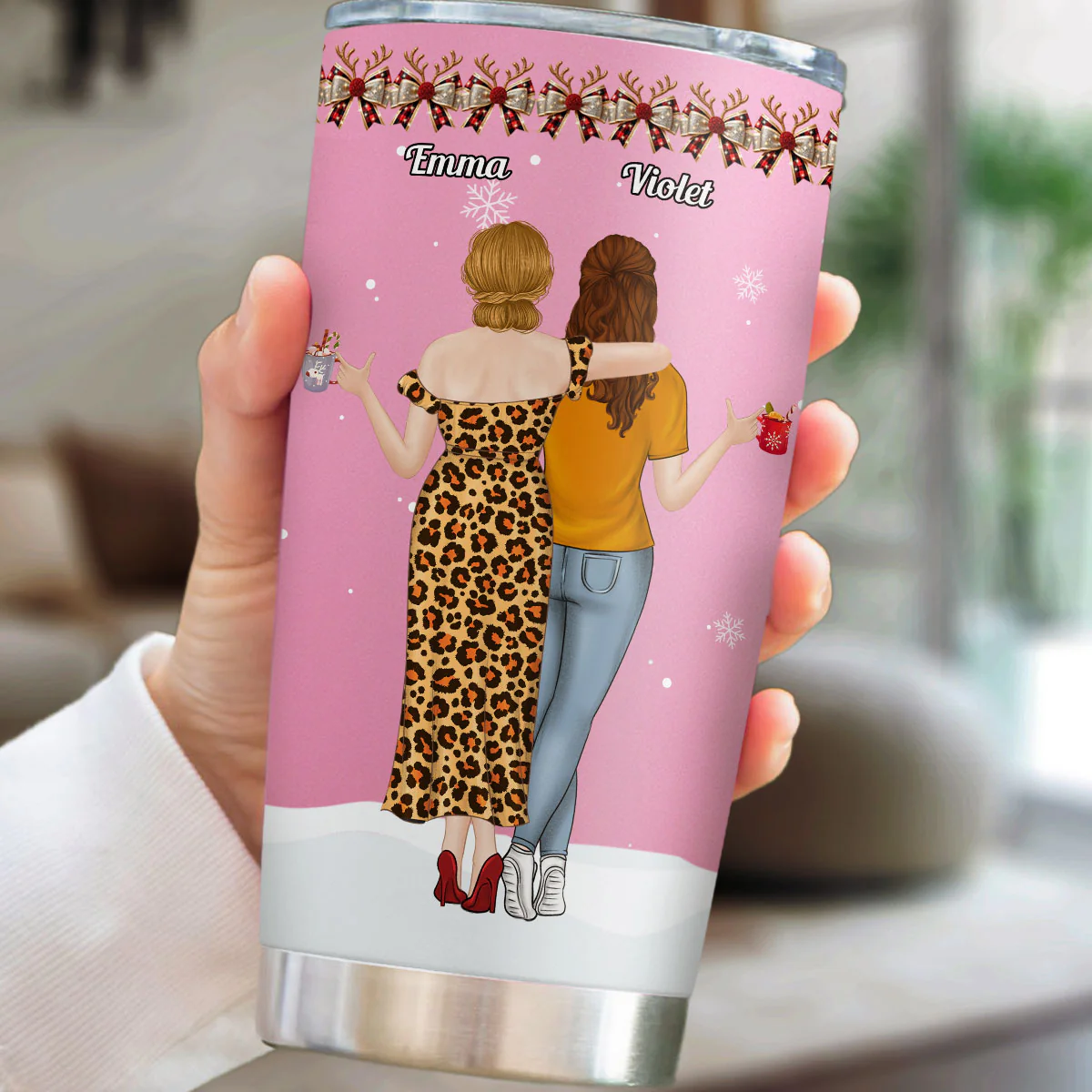 Punch Bitch For You - Personalized Custom Tumbler - Image 2