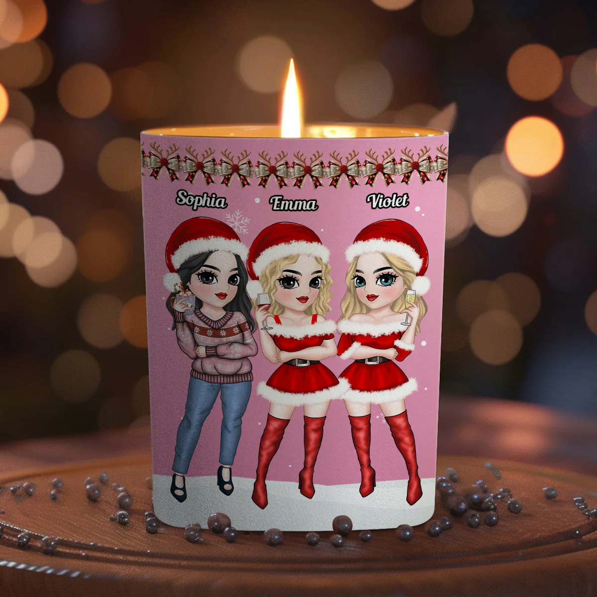 Punch Bitch - Personalized Custom Candle - Image 3