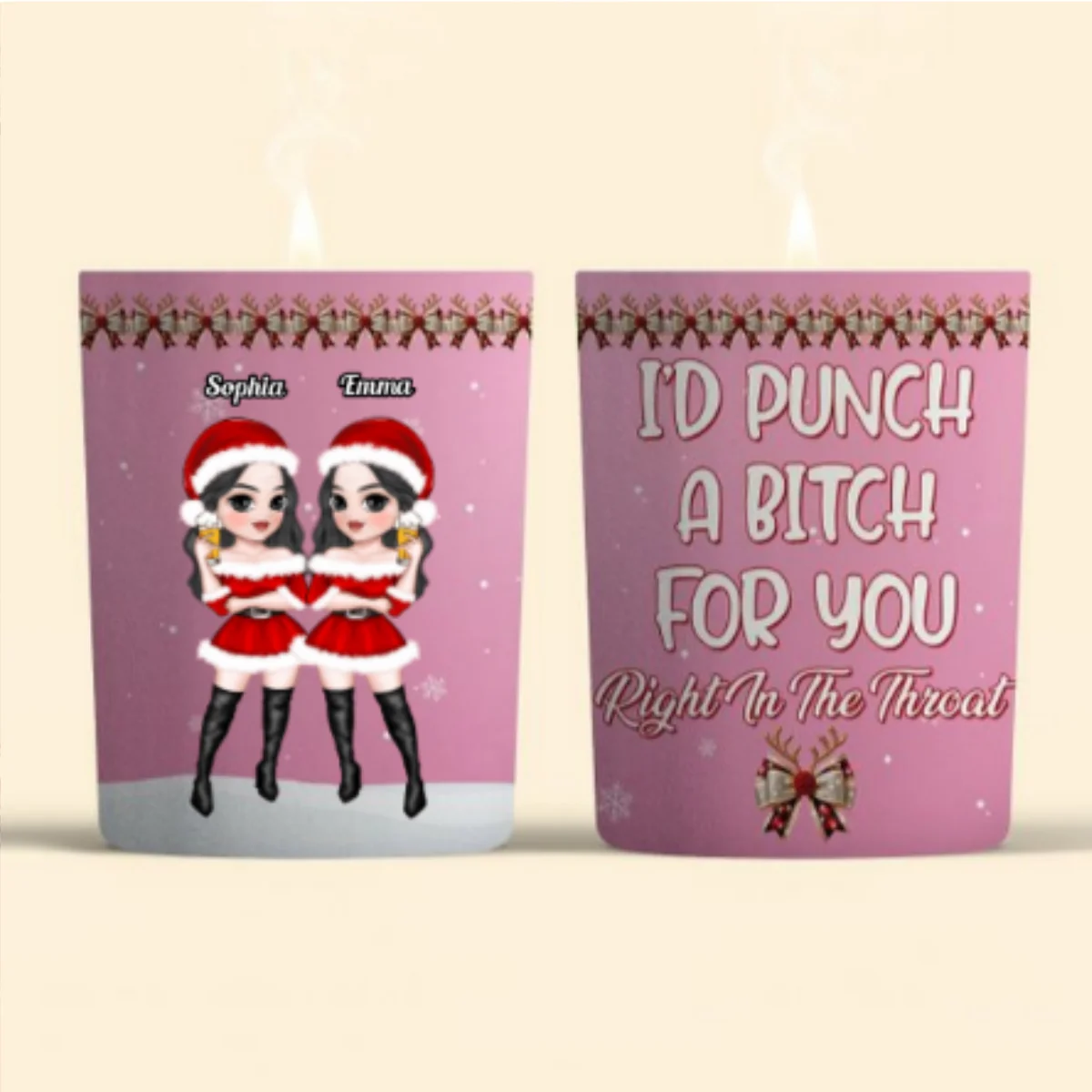Punch Bitch - Personalized Custom Candle - Image 5