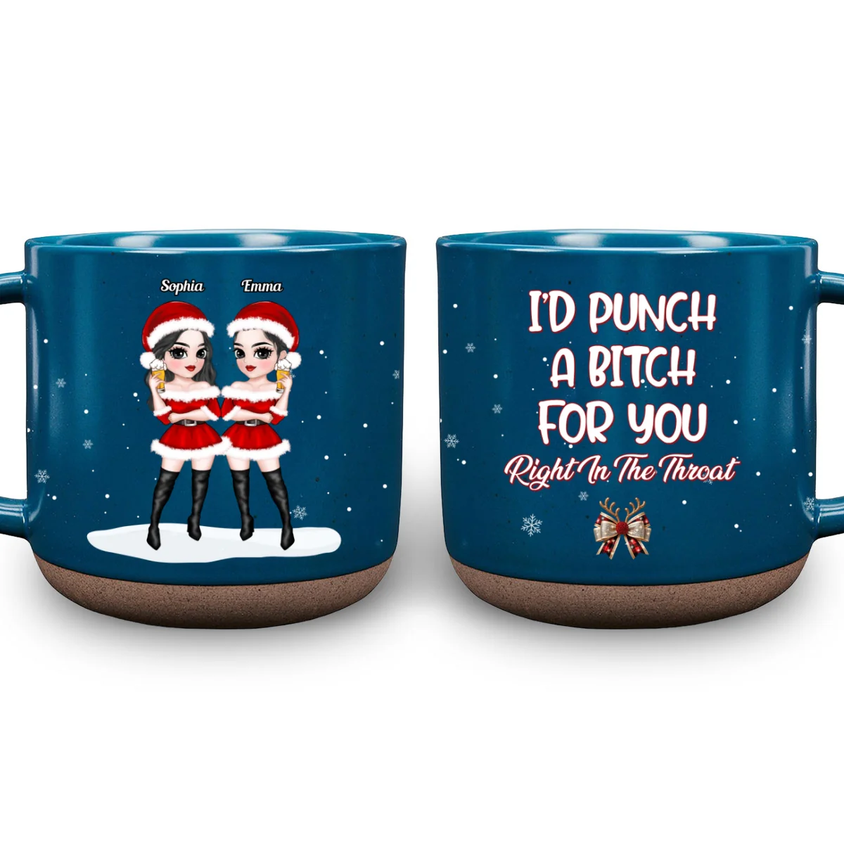 Punch Bitch - Personalized Custom Pottery Mug - Image 10