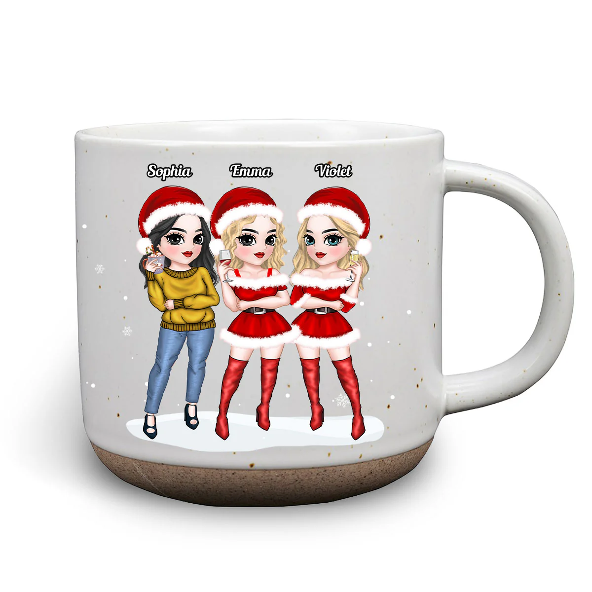 Punch Bitch - Personalized Custom Pottery Mug - Image 3