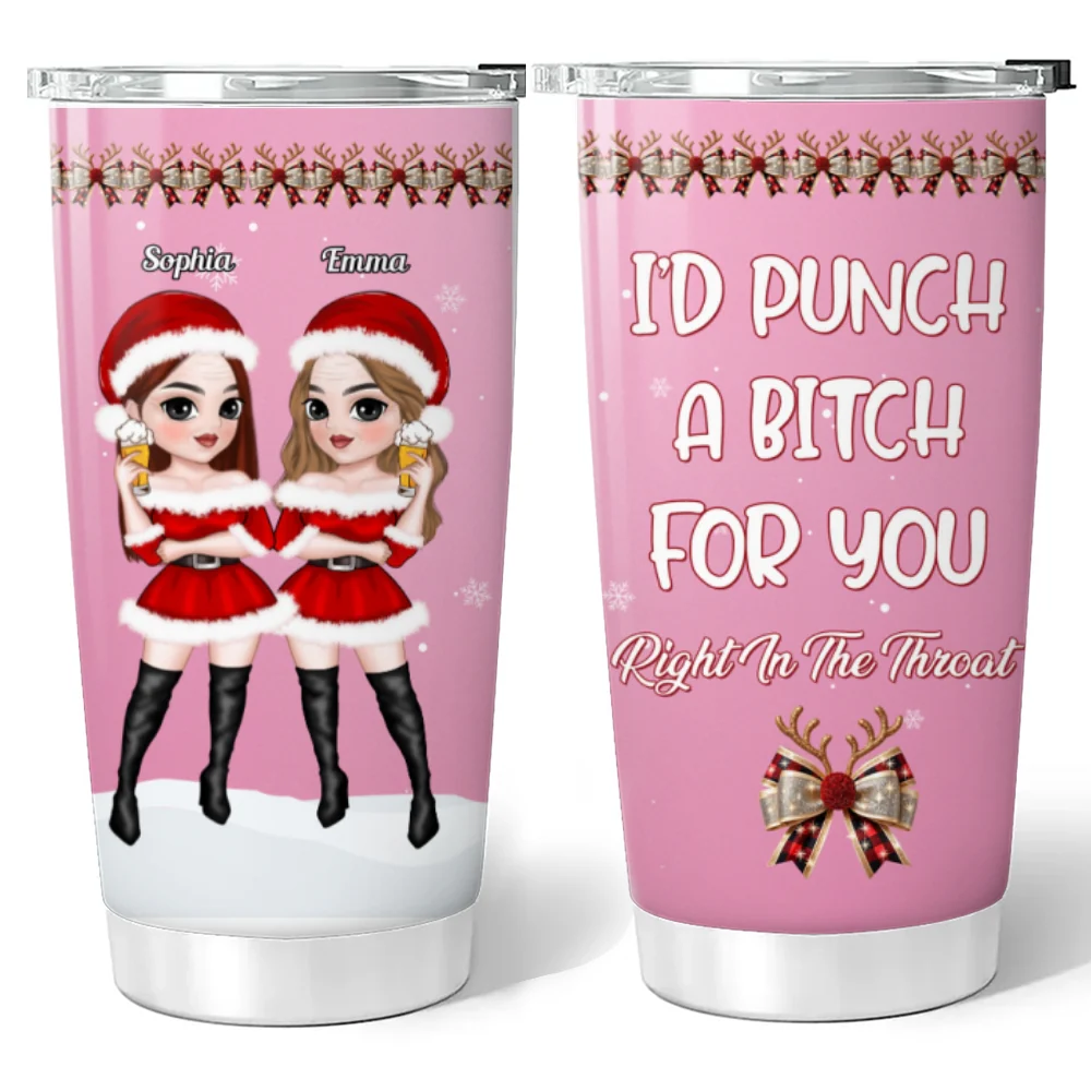 Punch Bitch - Personalized Custom Tumbler - Image 7