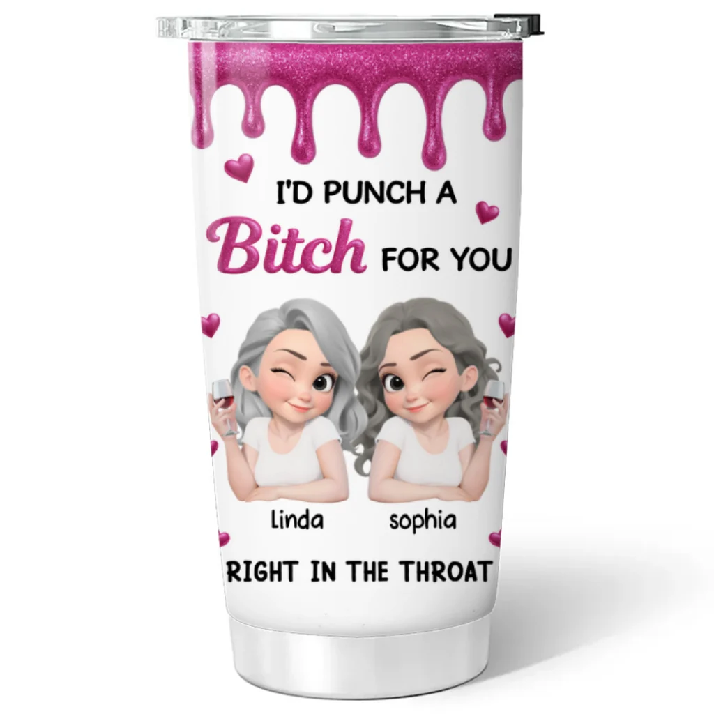 Punch For You My Girl - Personalized Custom Tumbler - Image 6