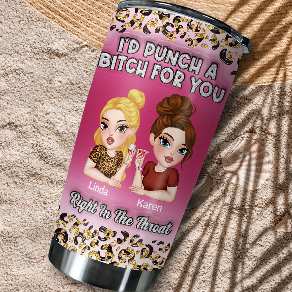 Punch For You - Personalized Custom 3D Inflated Effect Tumbler - Image 6