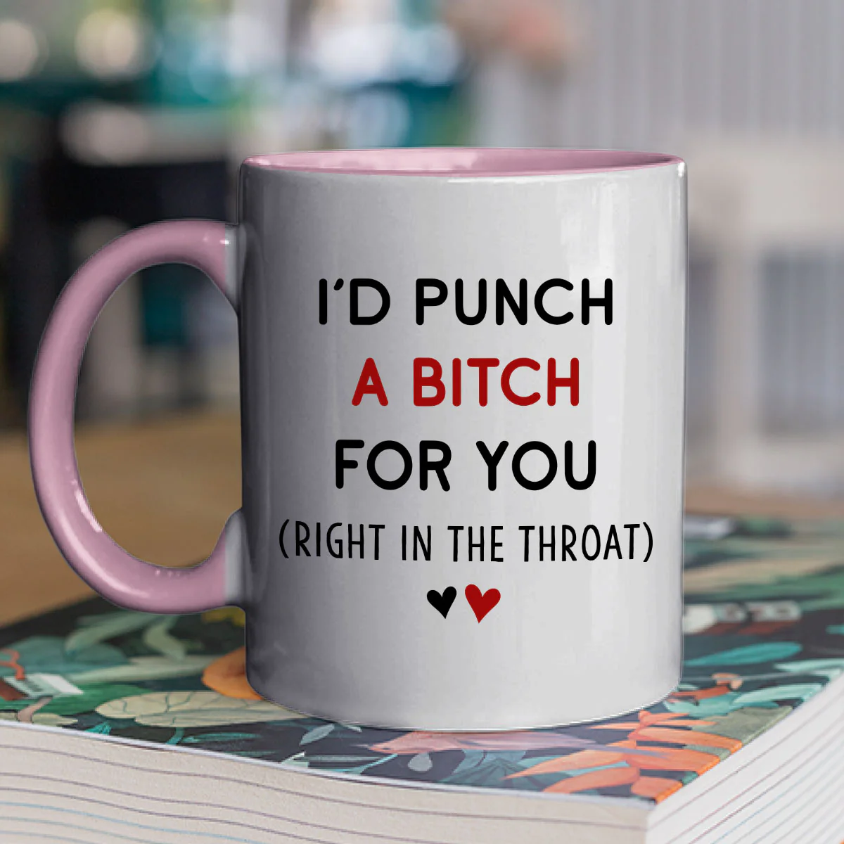 Punch For You - Personalized Custom Accent Mug - Image 2