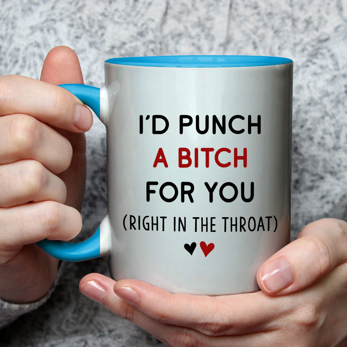Punch For You - Personalized Custom Accent Mug - Image 3