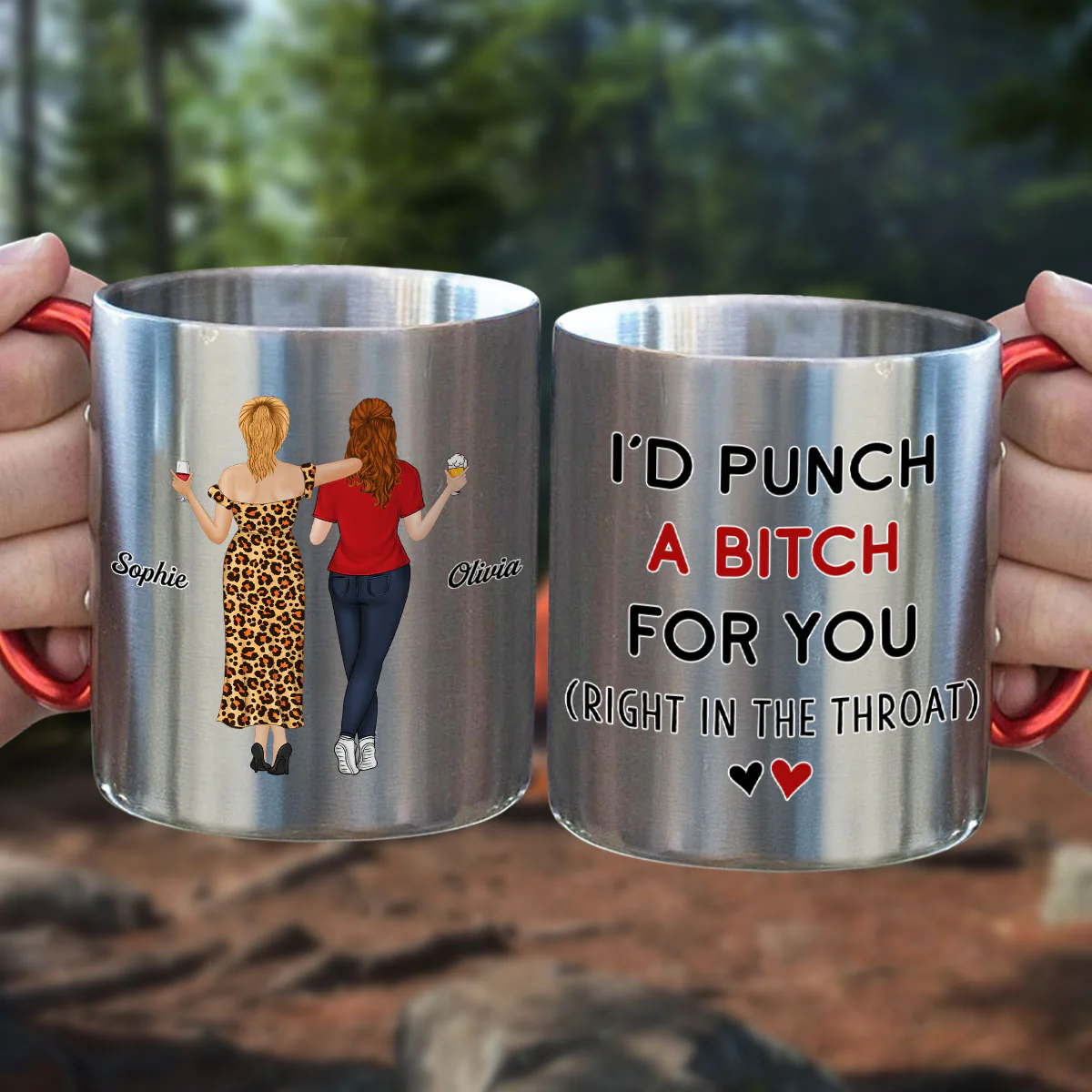 Punch For You - Personalized Custom Carabiner Mug - Image 3