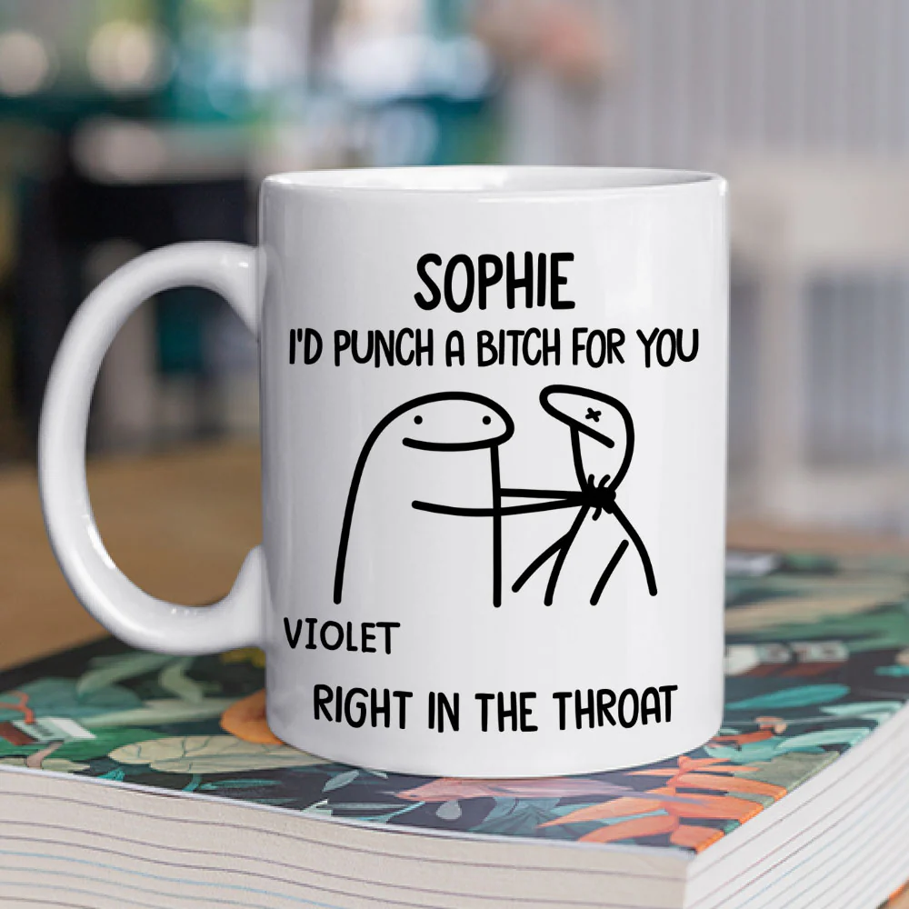 Punch For You - Personalized Custom Coffee Mug - Image 2
