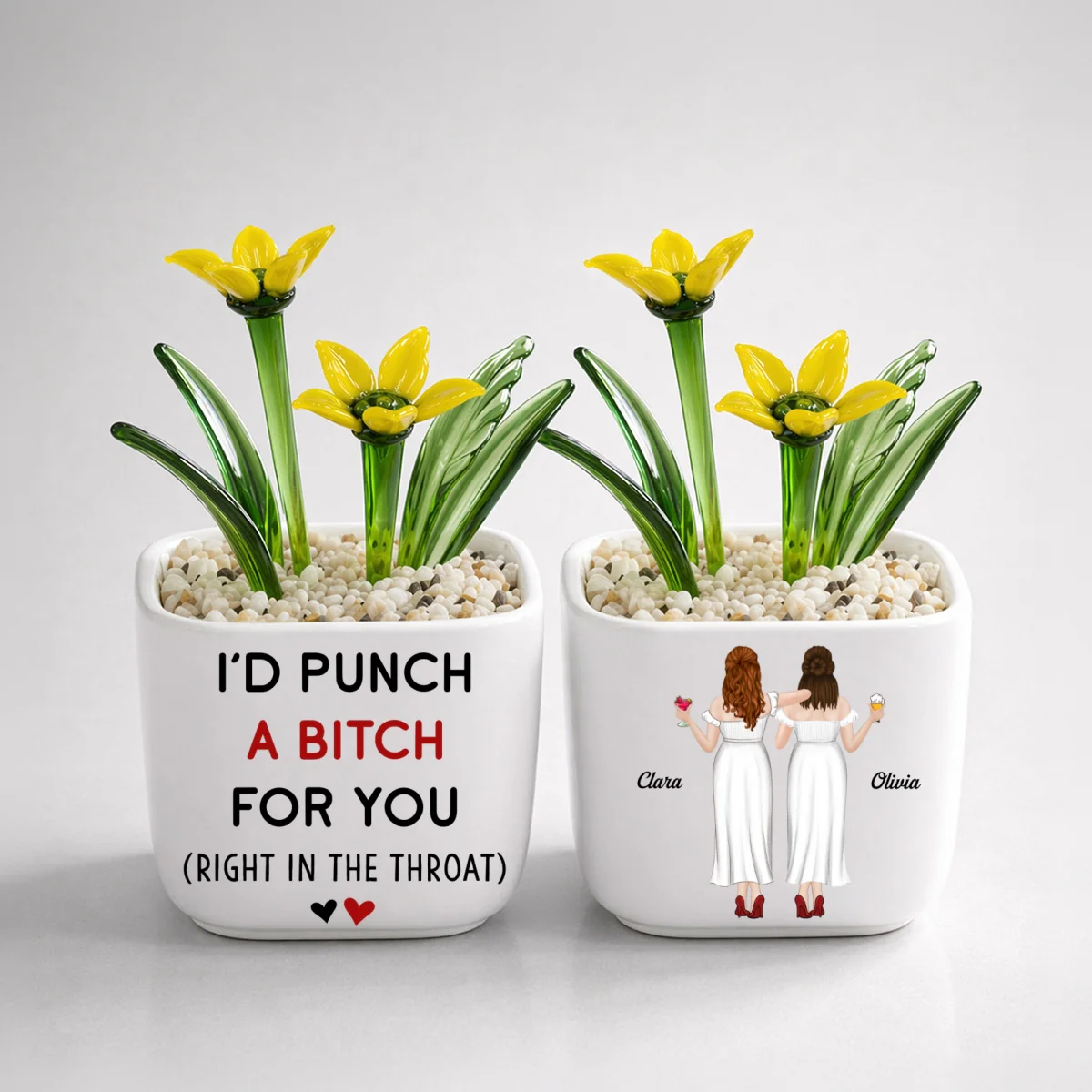 Punch For You - Personalized Custom Glass Birth Month Flower - Image 10