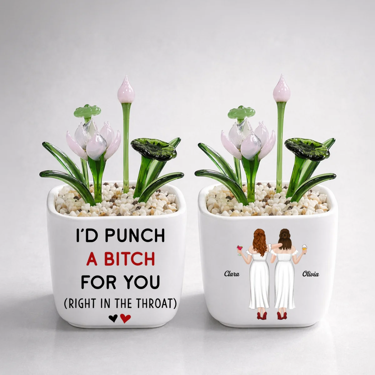 Punch For You - Personalized Custom Glass Birth Month Flower - Image 14
