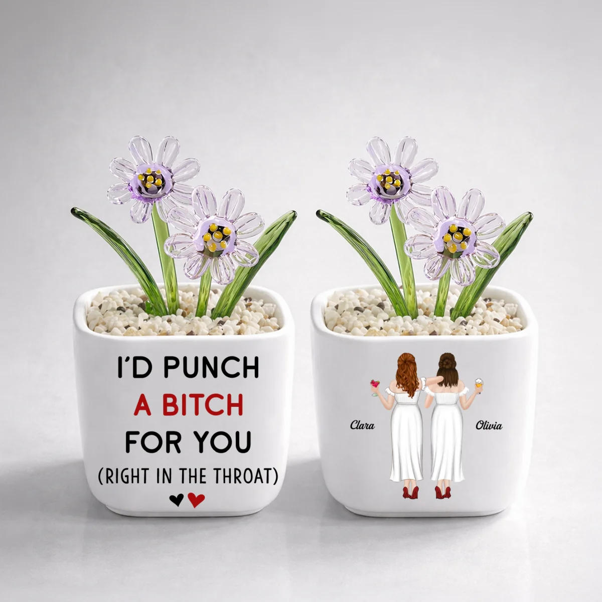 Punch For You - Personalized Custom Glass Birth Month Flower - Image 16