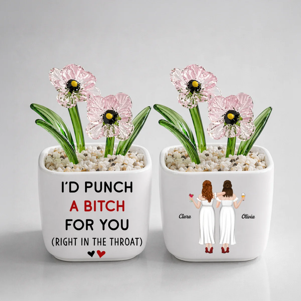 Punch For You - Personalized Custom Glass Birth Month Flower - Image 17