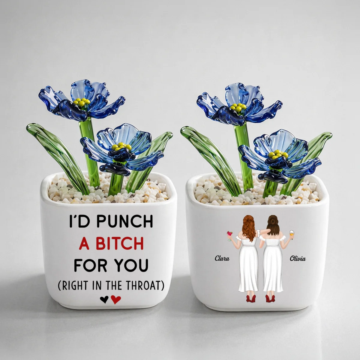 Punch For You - Personalized Custom Glass Birth Month Flower - Image 18
