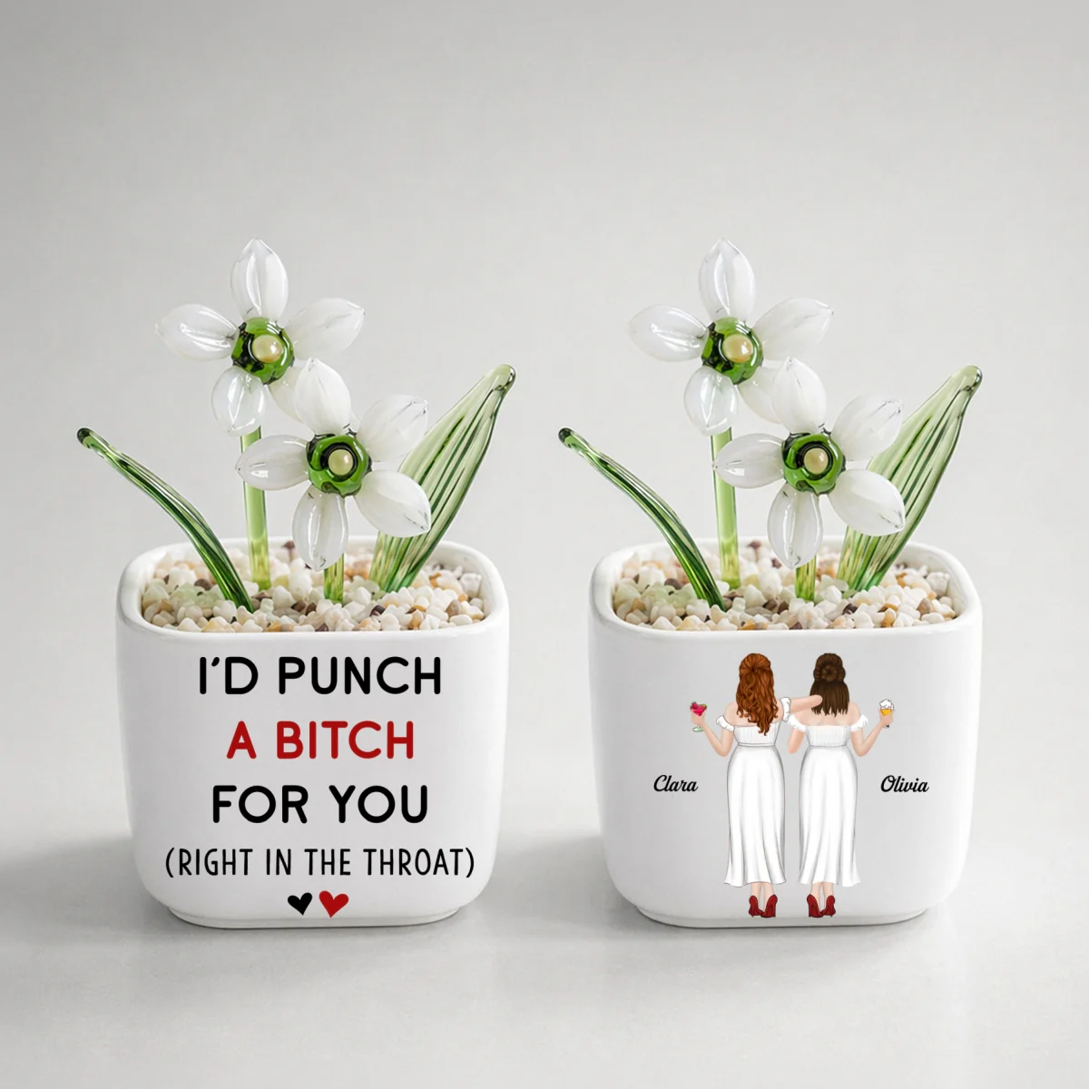 Punch For You - Personalized Custom Glass Birth Month Flower - Image 19