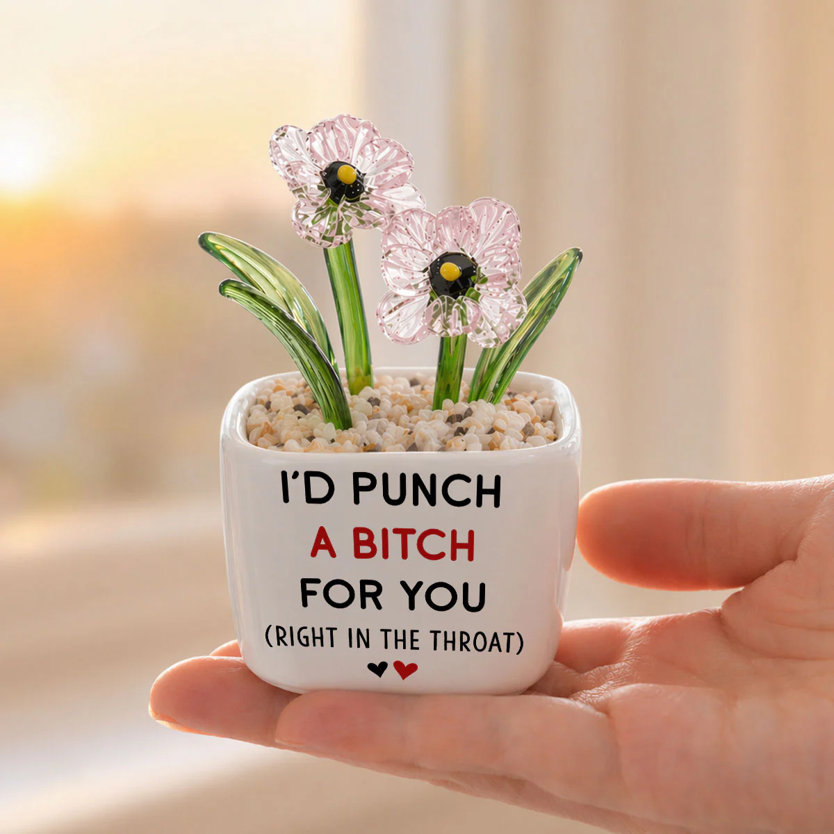 Punch For You - Personalized Custom Glass Birth Month Flower - Image 3