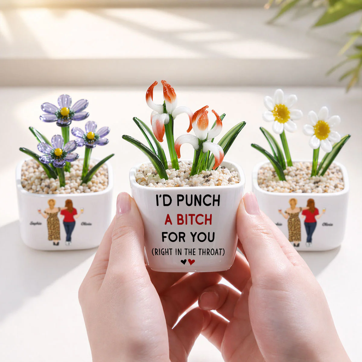 Punch For You - Personalized Custom Glass Birth Month Flower - Image 4