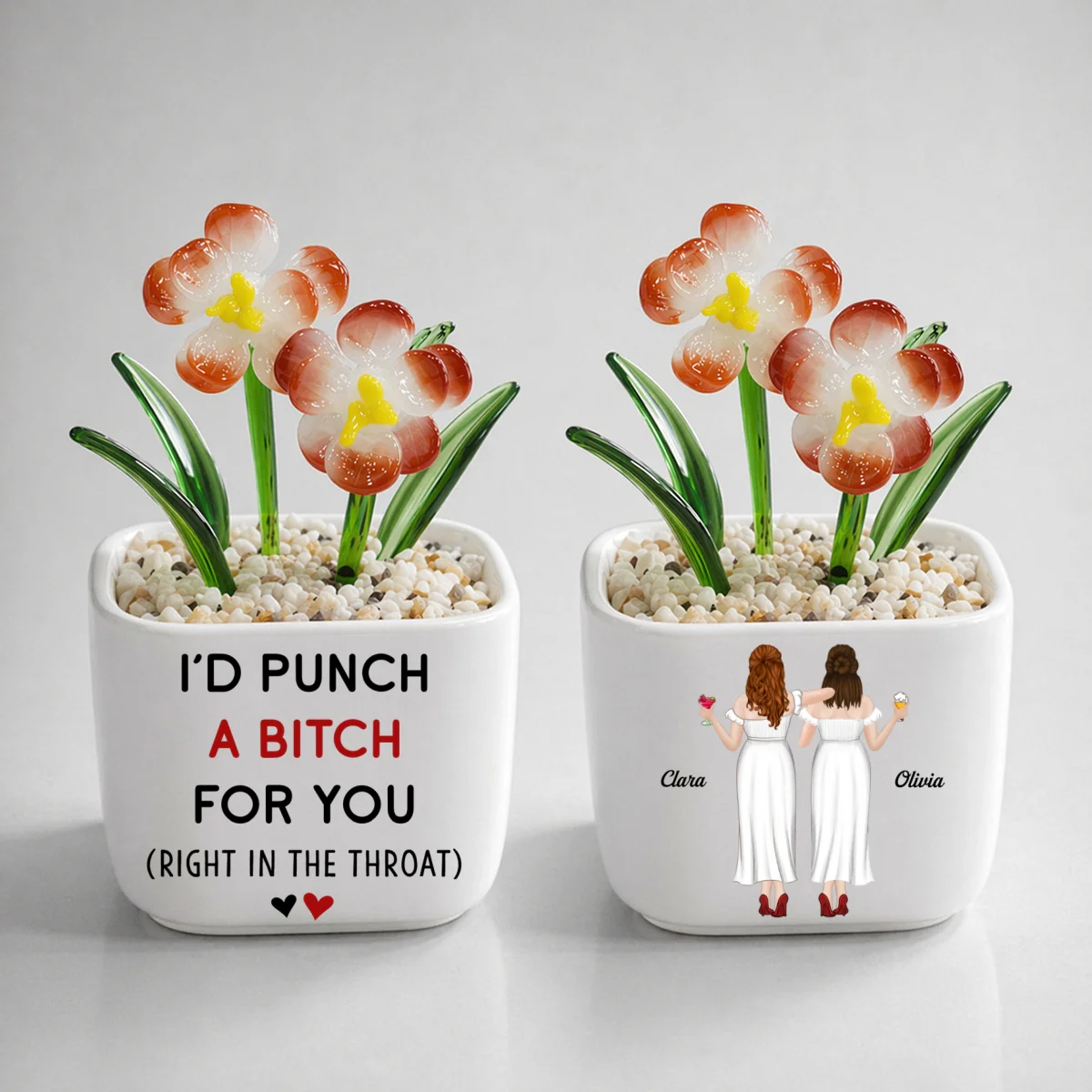 Punch For You - Personalized Custom Glass Birth Month Flower - Image 8