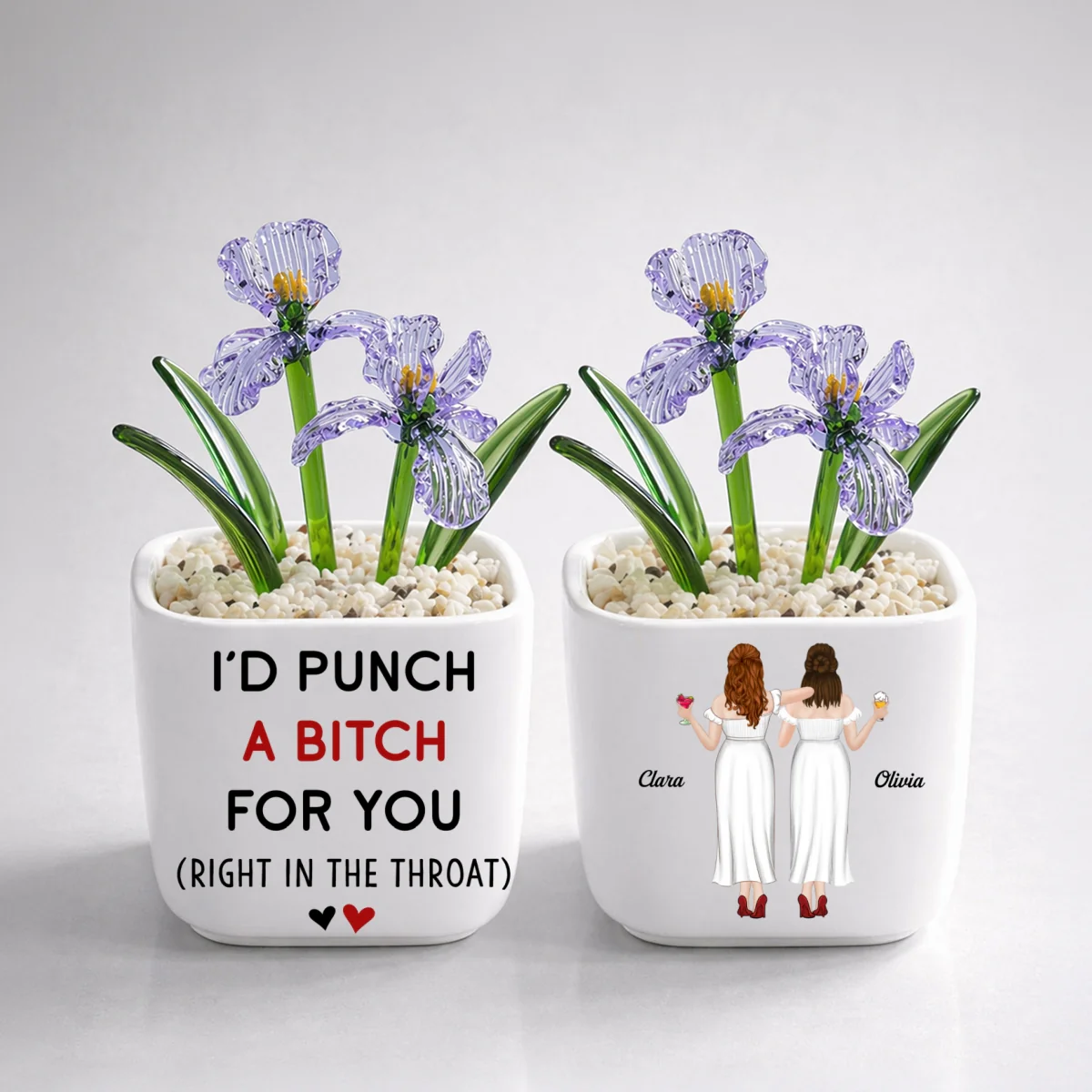 Punch For You - Personalized Custom Glass Birth Month Flower - Image 9