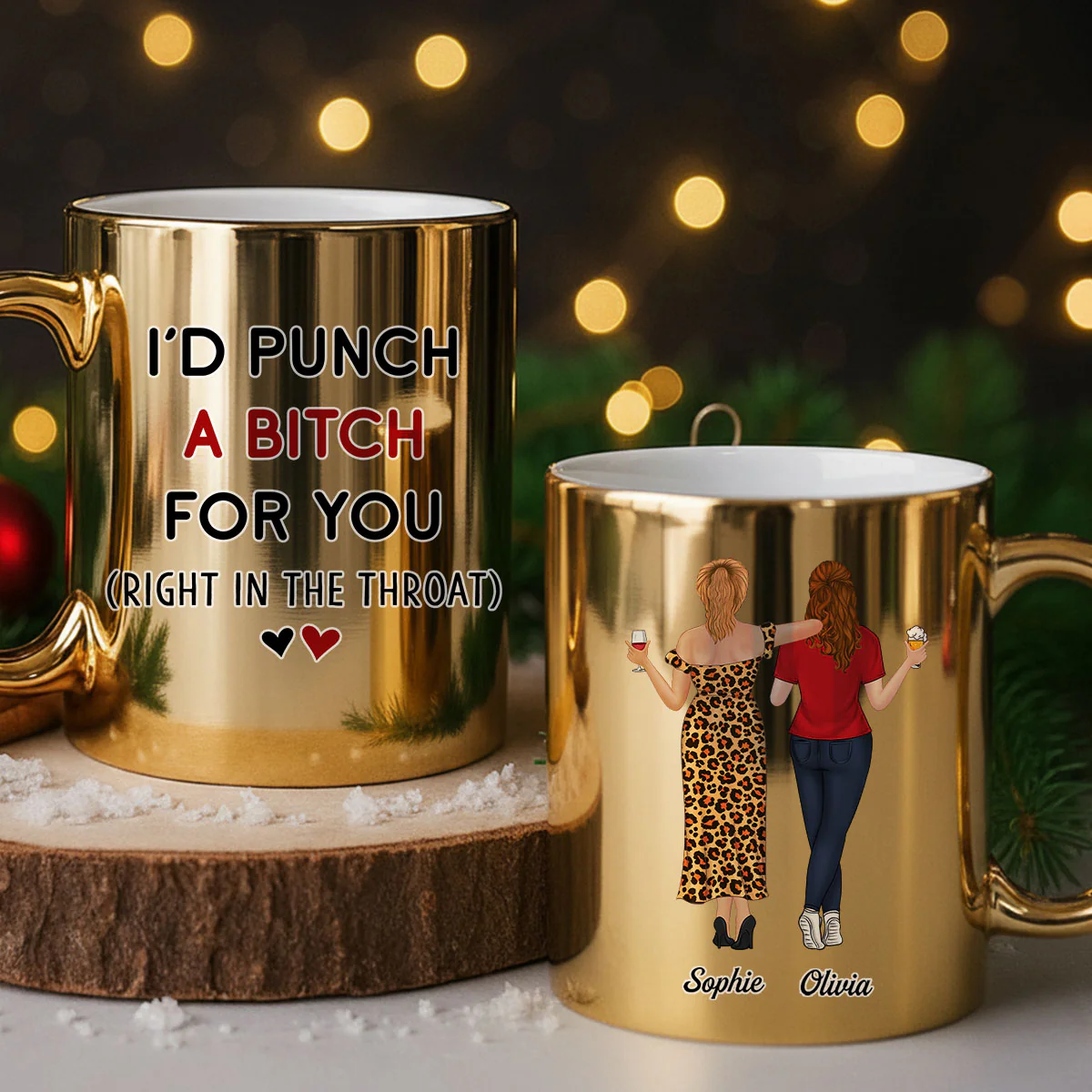 Punch For You - Personalized Custom Metallic Mug