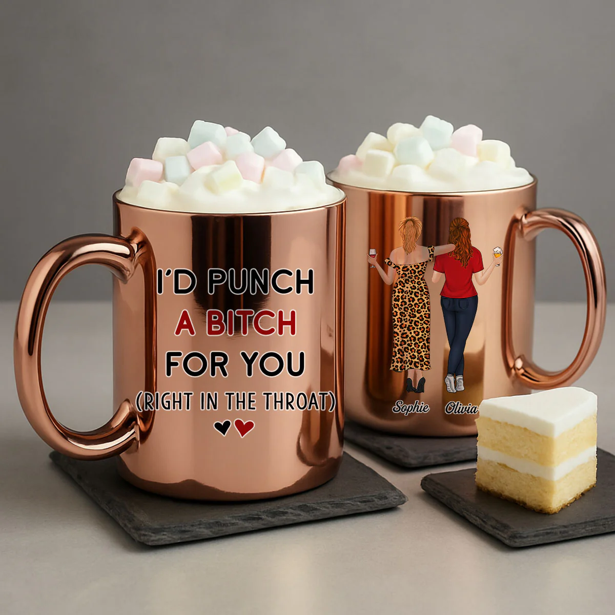Punch For You - Personalized Custom Metallic Mug - Image 2